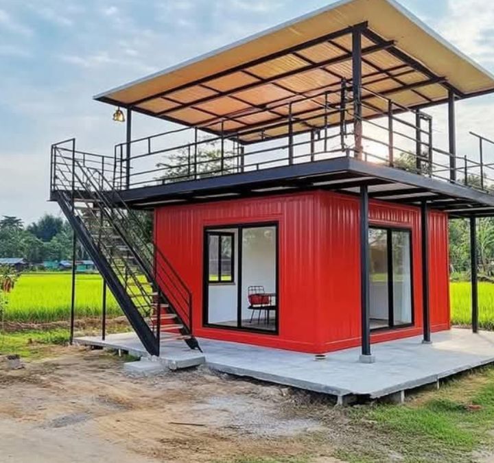 Steel canopy and shade structure installation