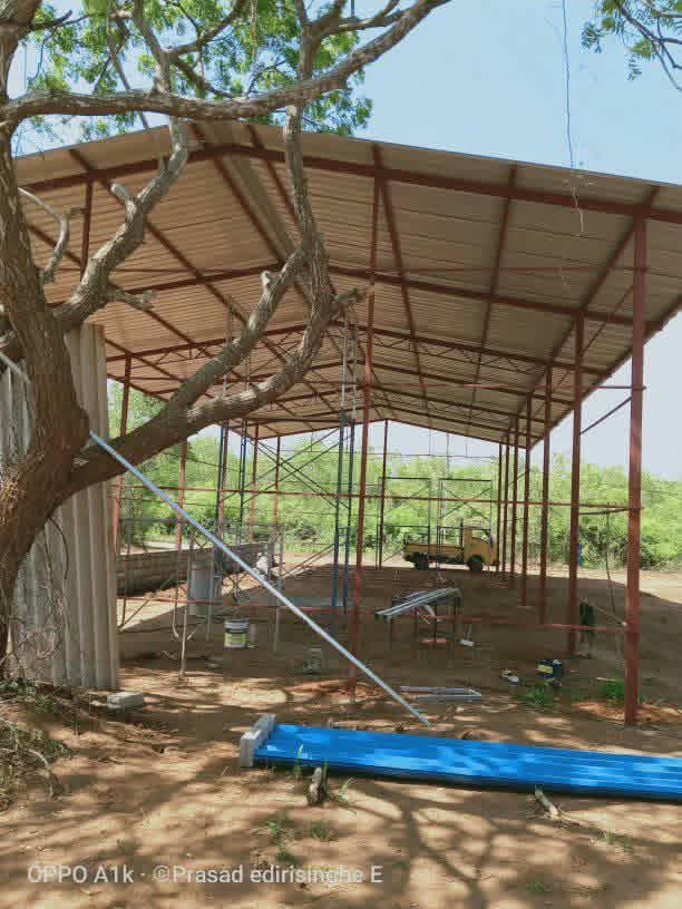 Iron roof project completed by Dulina Iron Works