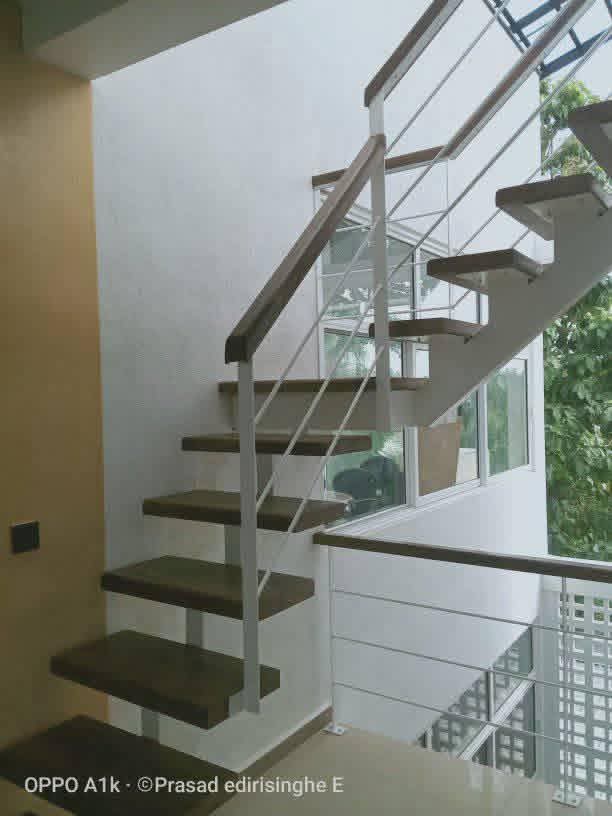 Custom steel staircase project completed by Dulina Iron Works