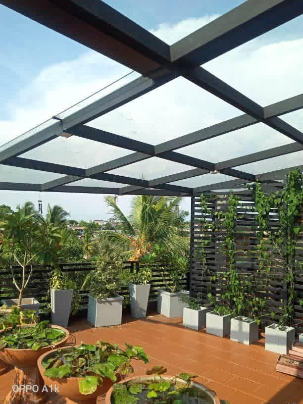 Industrial tempered roof installation project